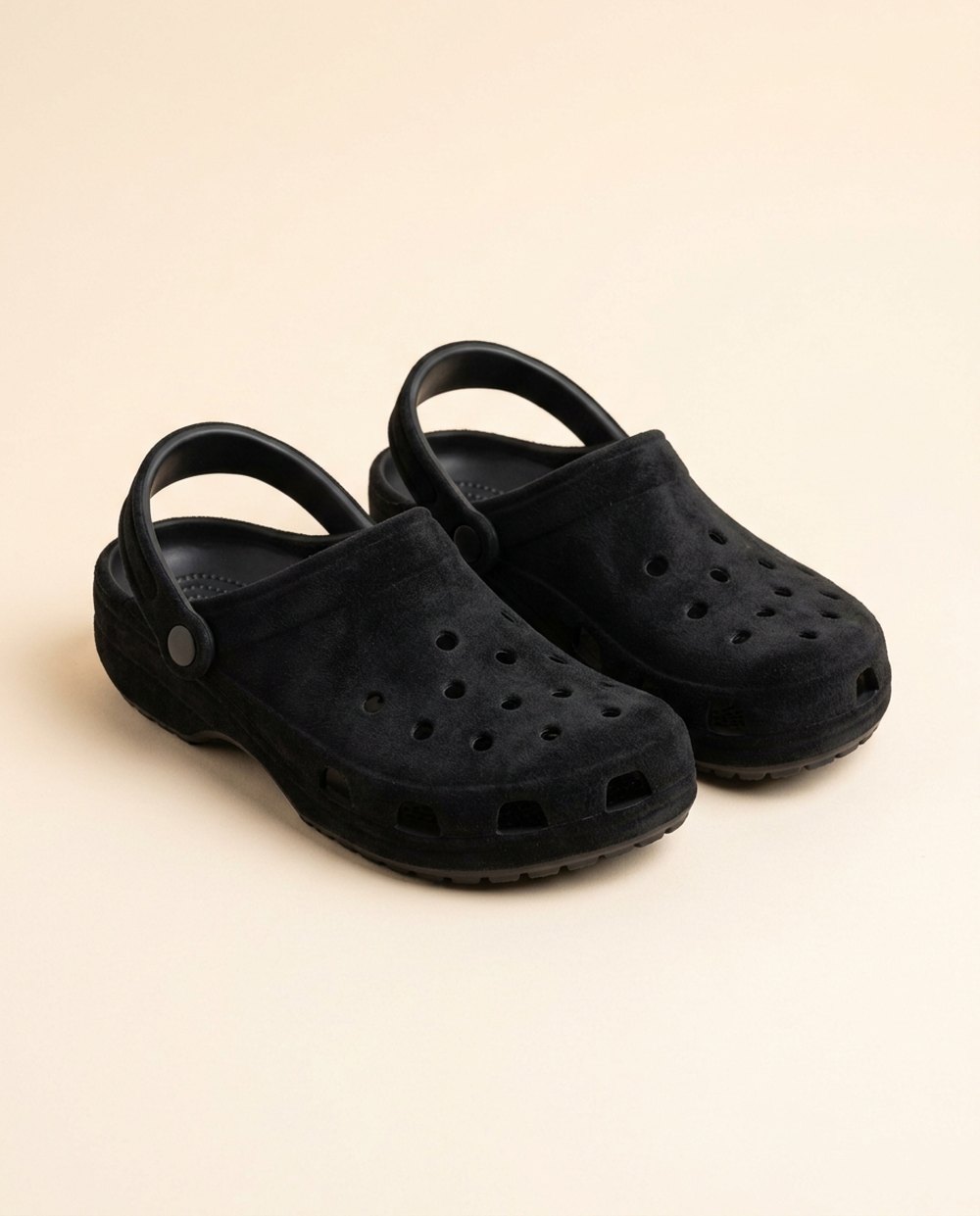 Babuche Preto Veludo